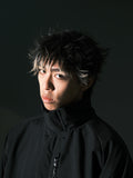 AW22 / 04 —J22-023 3-collar Trapezoidal Jacket (Black)