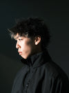 AW22 / 04 —J22-023 3-collar Trapezoidal Jacket (Black)