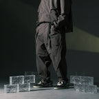 AW22 / 05 —  P22-121 Hidden Pocket Trapezoidal Pants (Gauntlet Grey)