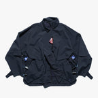 AW22 / 04 —J22-023 3-collar Trapezoidal Jacket (Navy)