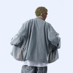 Capsule 03 / CSJ-004 Panelled Kimono Jacket  (Light Grey)