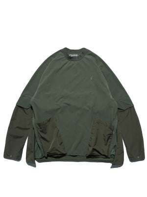 PRE - SEASON 01 — PT23-067 Detachable sleeves T-shirt (Green)