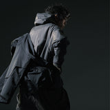 AW22 / 06 —J22-024  Flexible Collar Windbreaker (Gauntlet Green)
