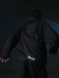 AW22 / 03 — J22-022 Expandable Crossbag Windbreaker (Black)