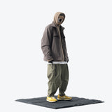 Capsule 02 / CSP-123 Quadruple Zipped Nylon Pants  (Khaki)