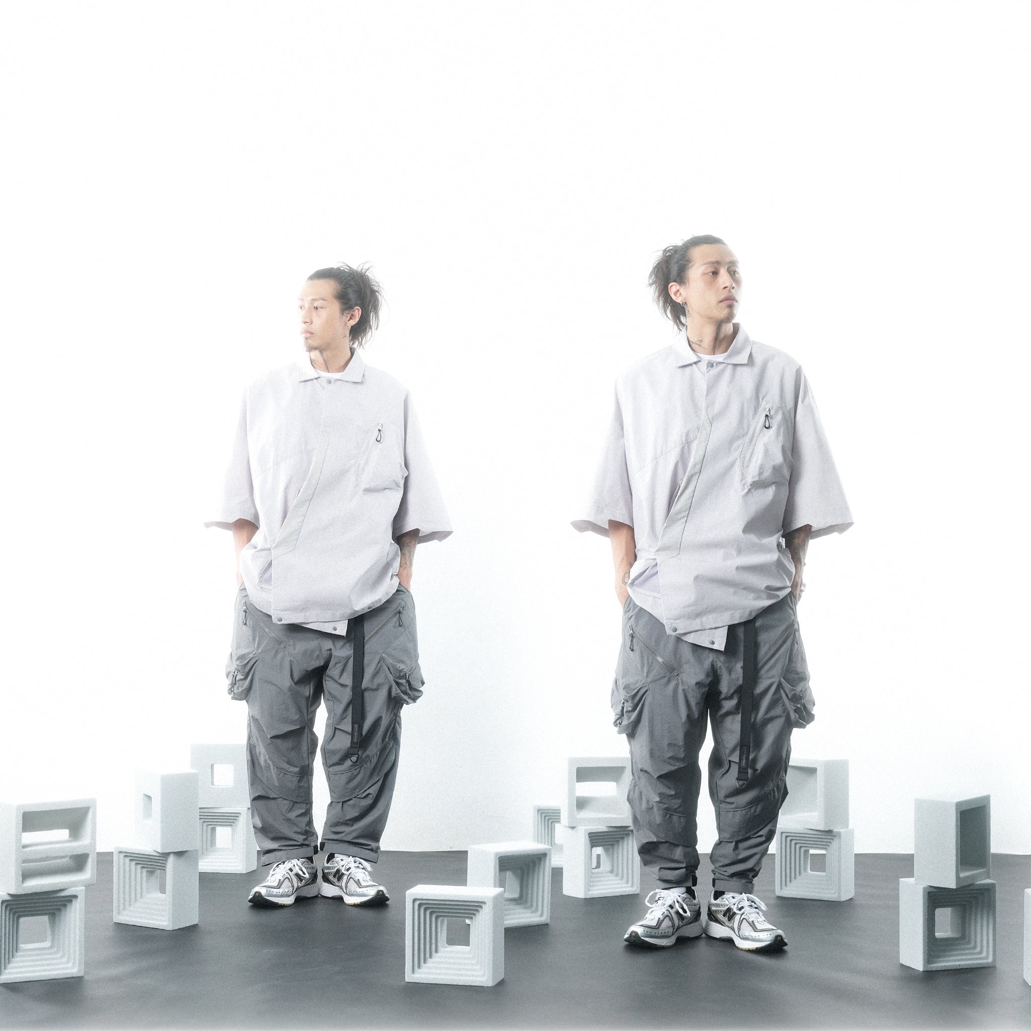 SS22/ 13 LP-119 Flexible Orb Pants (Light Grey)