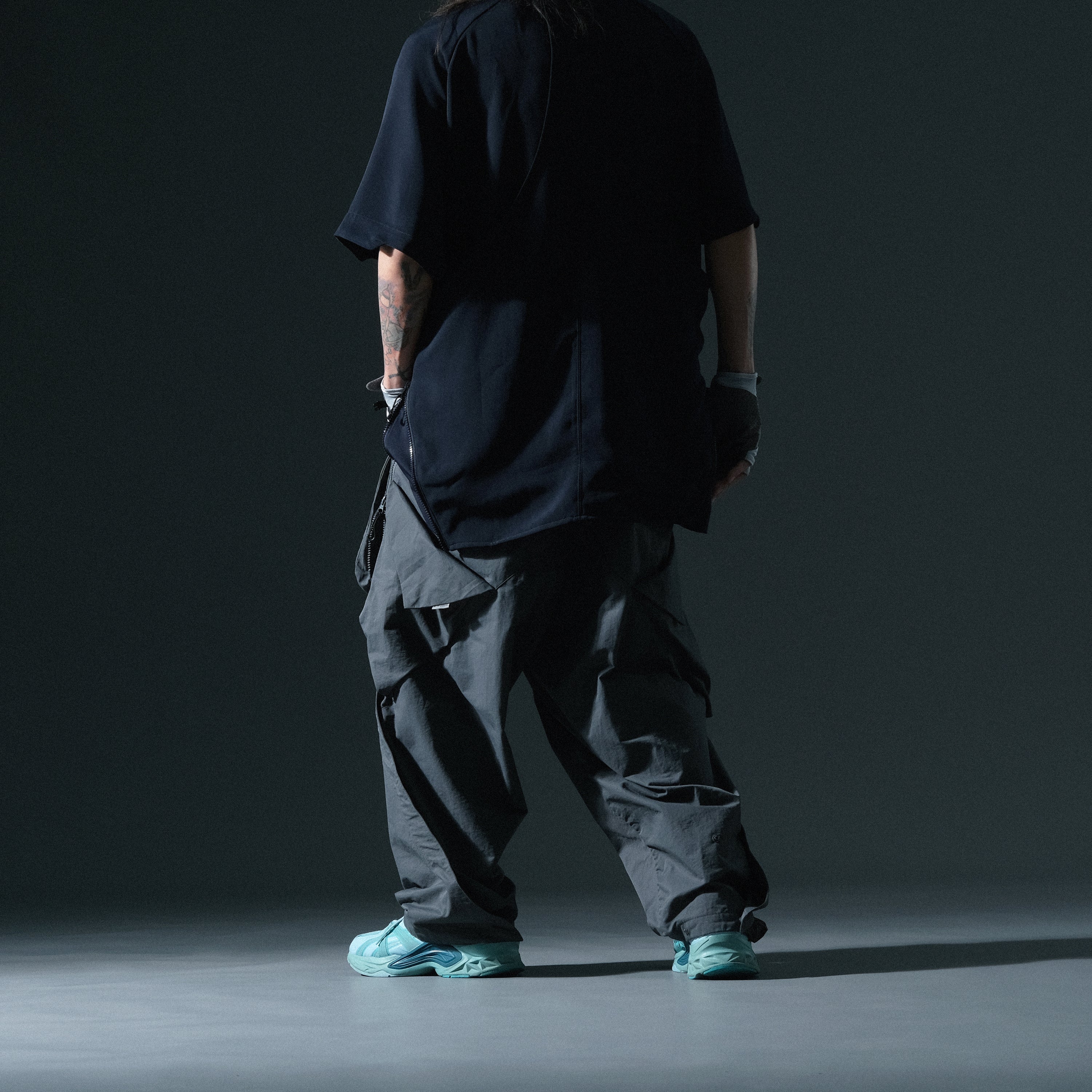 SS23 / 02 —  P23-126 Switchable Breathing Pants  (Iron Grey)