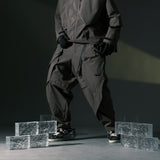AW22 / 05 —  P22-121 Hidden Pocket Trapezoidal Pants (Gauntlet Grey)