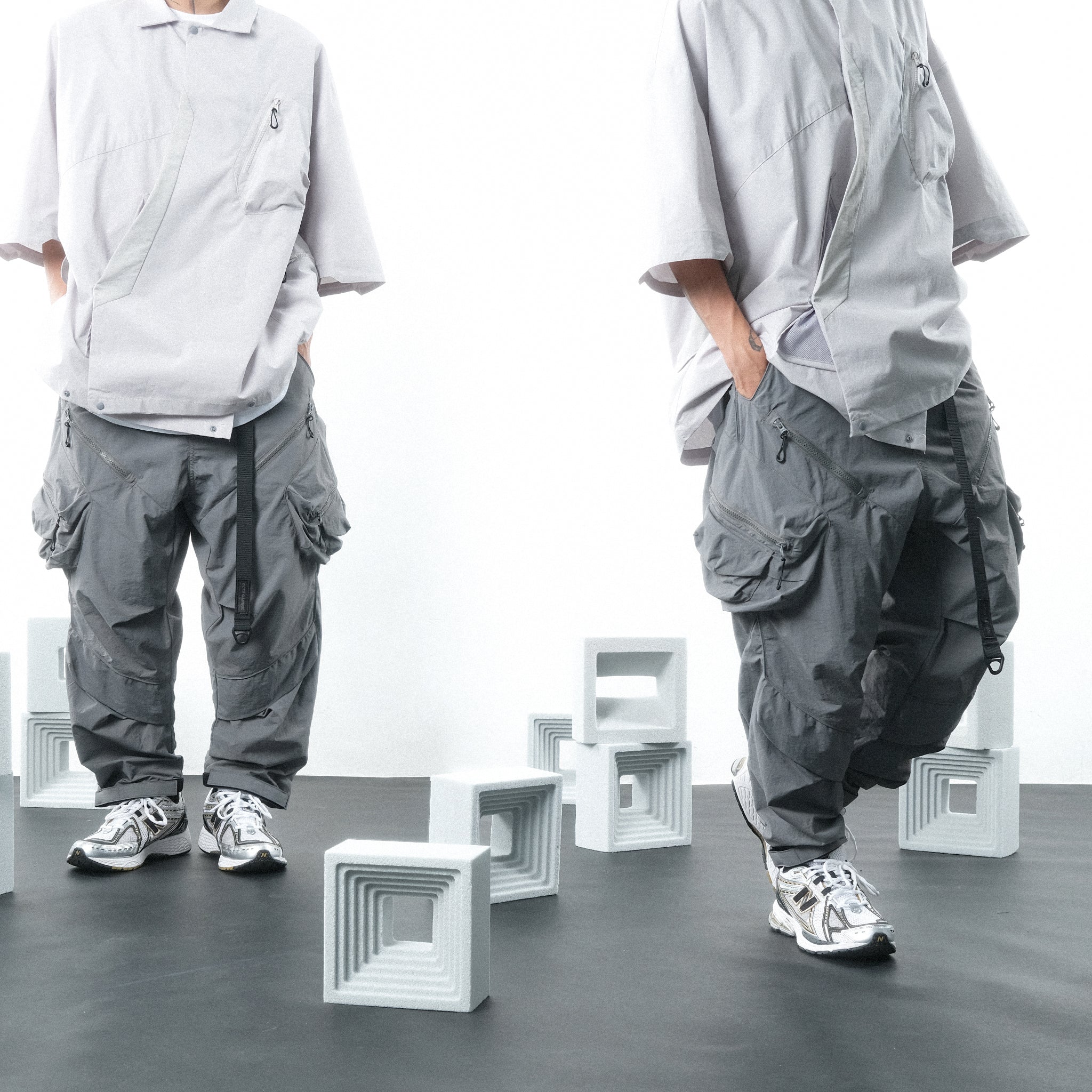 SS22/ 13 LP-119 Flexible Orb Pants (Light Grey)