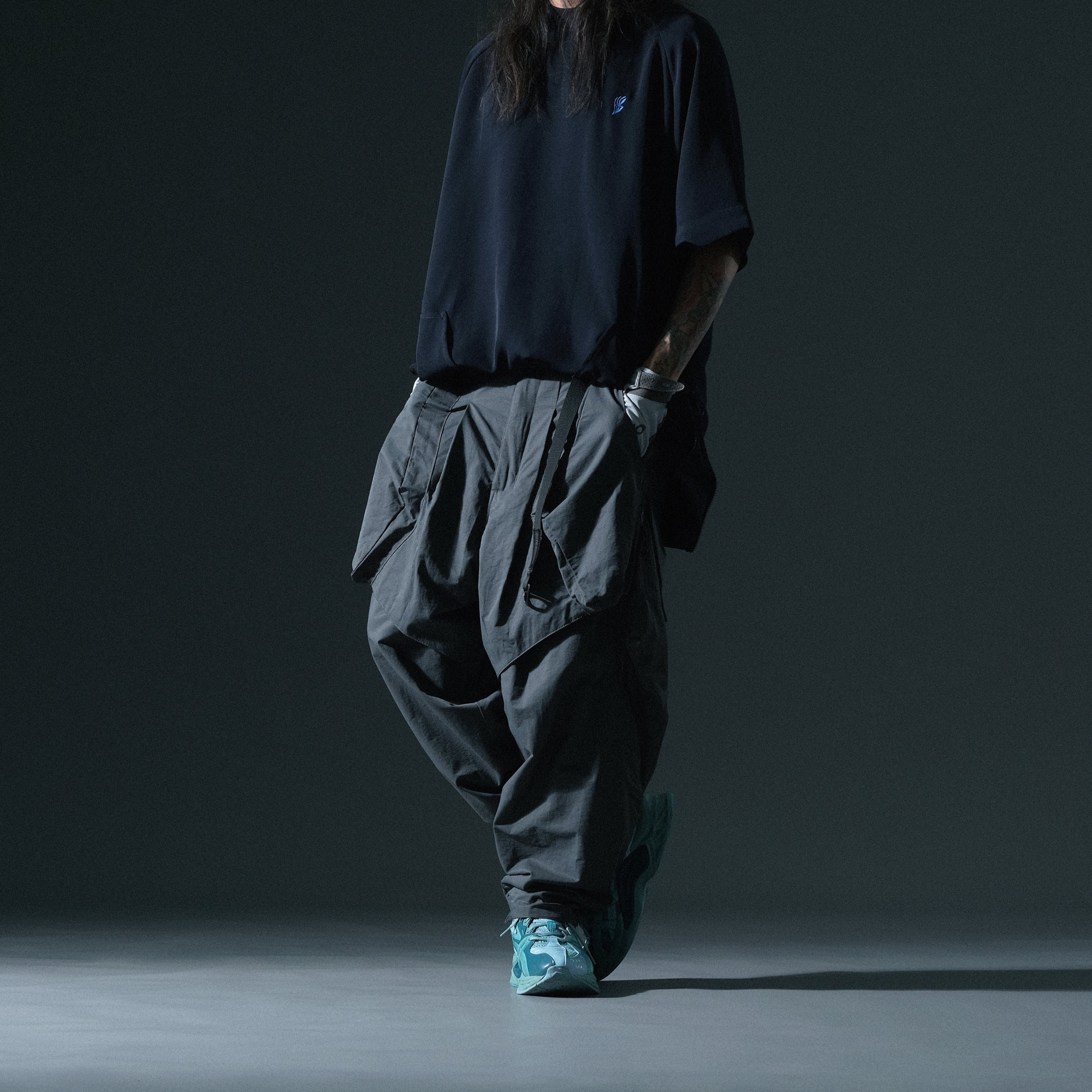 SS23 / 02 —  P23-126 Switchable Breathing Pants  (Iron Grey)