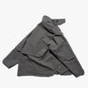 AW22 / 04 —J22-023 3-collar Trapezoidal Jacket (Gauntlet Grey)