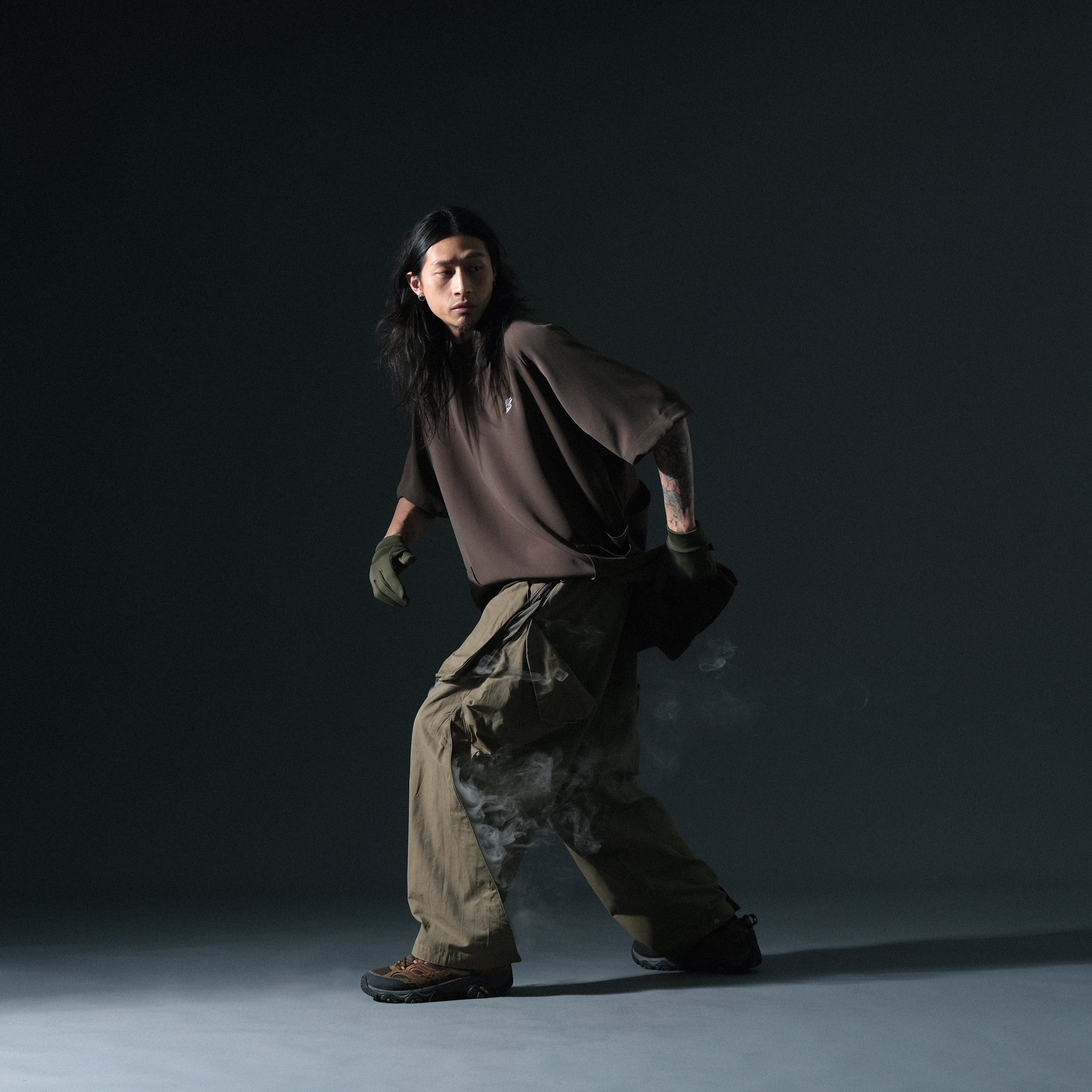 SS23 / 02 —  P23-126  Switchable Breathing Pants (Khaki)