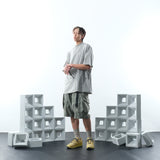 SS22 /07 S-063 V-shape Shorts (Light Grey)