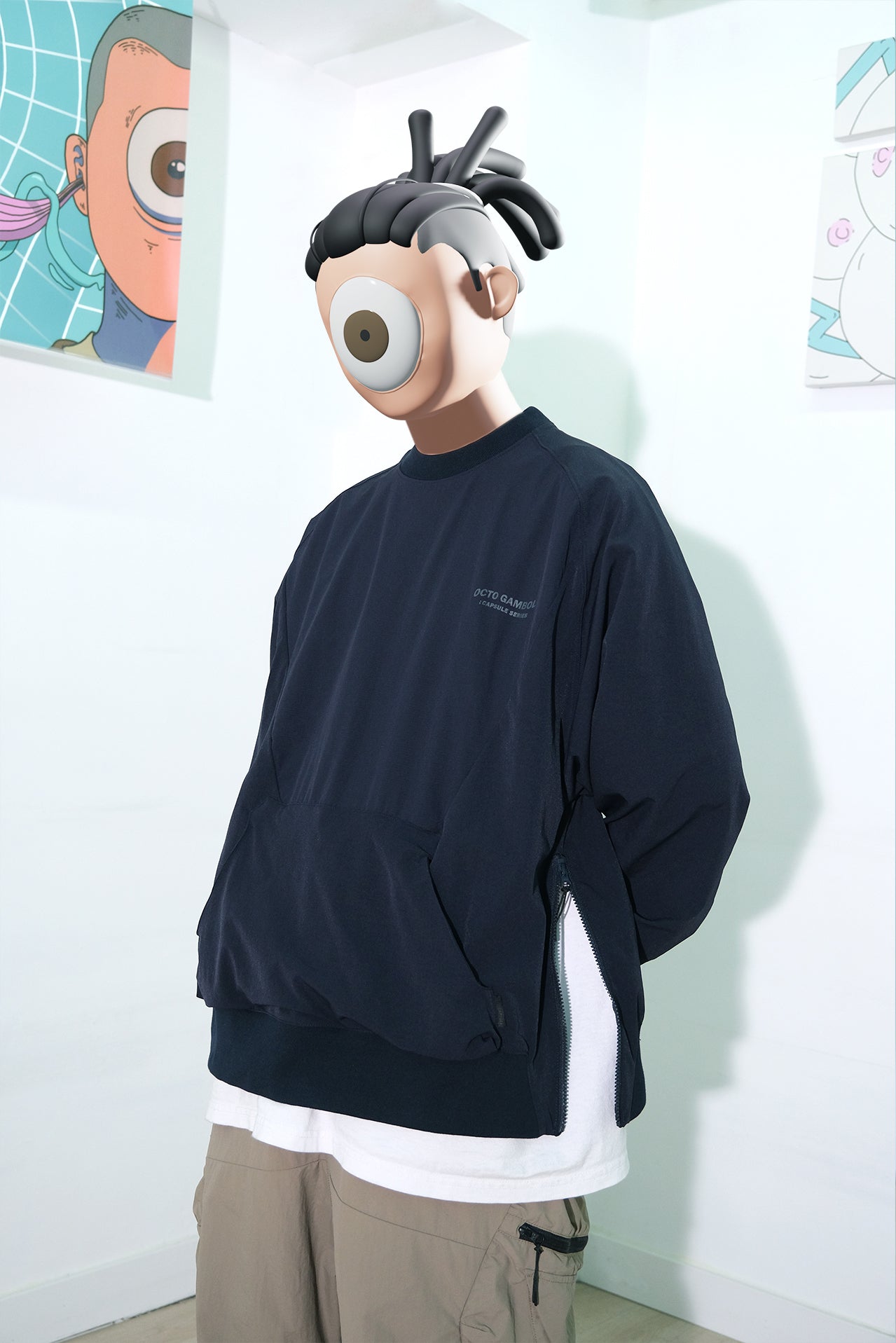 Capsule Series / CD081 Rebuild Crewneck (Navy)