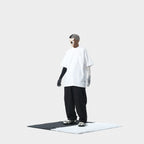 Capsule 01 / CSP-116 Hidden Pocket Adjustable Loose Pants  (Black)