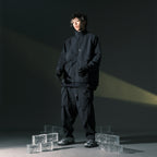 AW22 / 04 —J22-023 3-collar Trapezoidal Jacket (Navy)