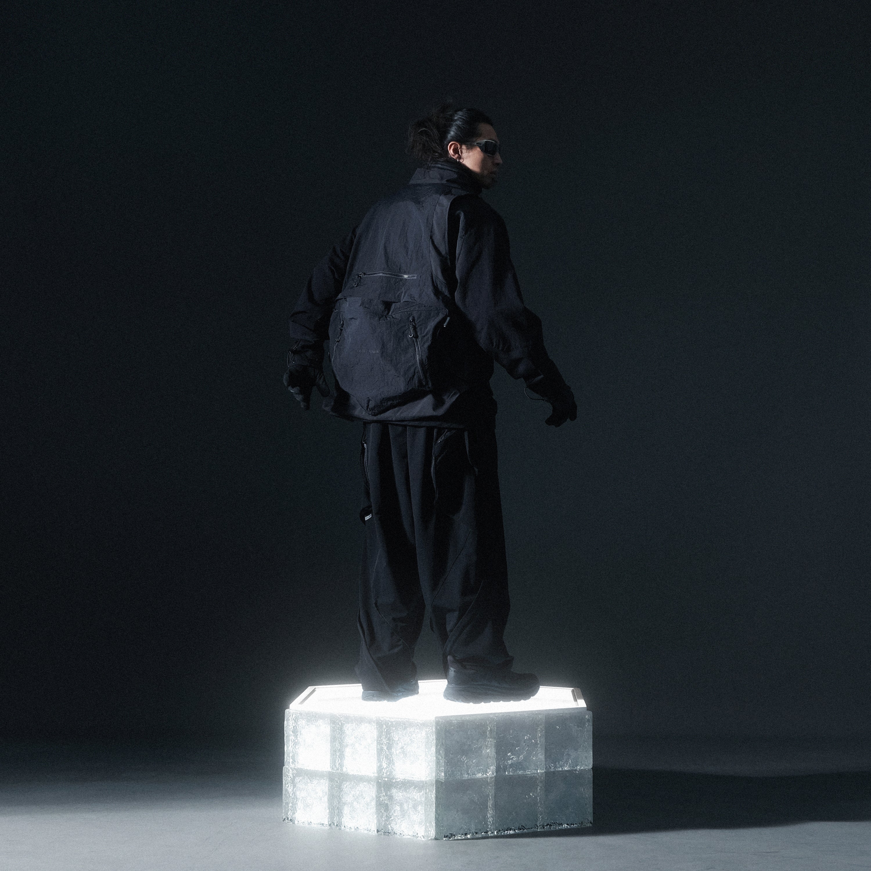 AW22 / 12 —  P22-123 Adjustable Spiral Pants  (Black)