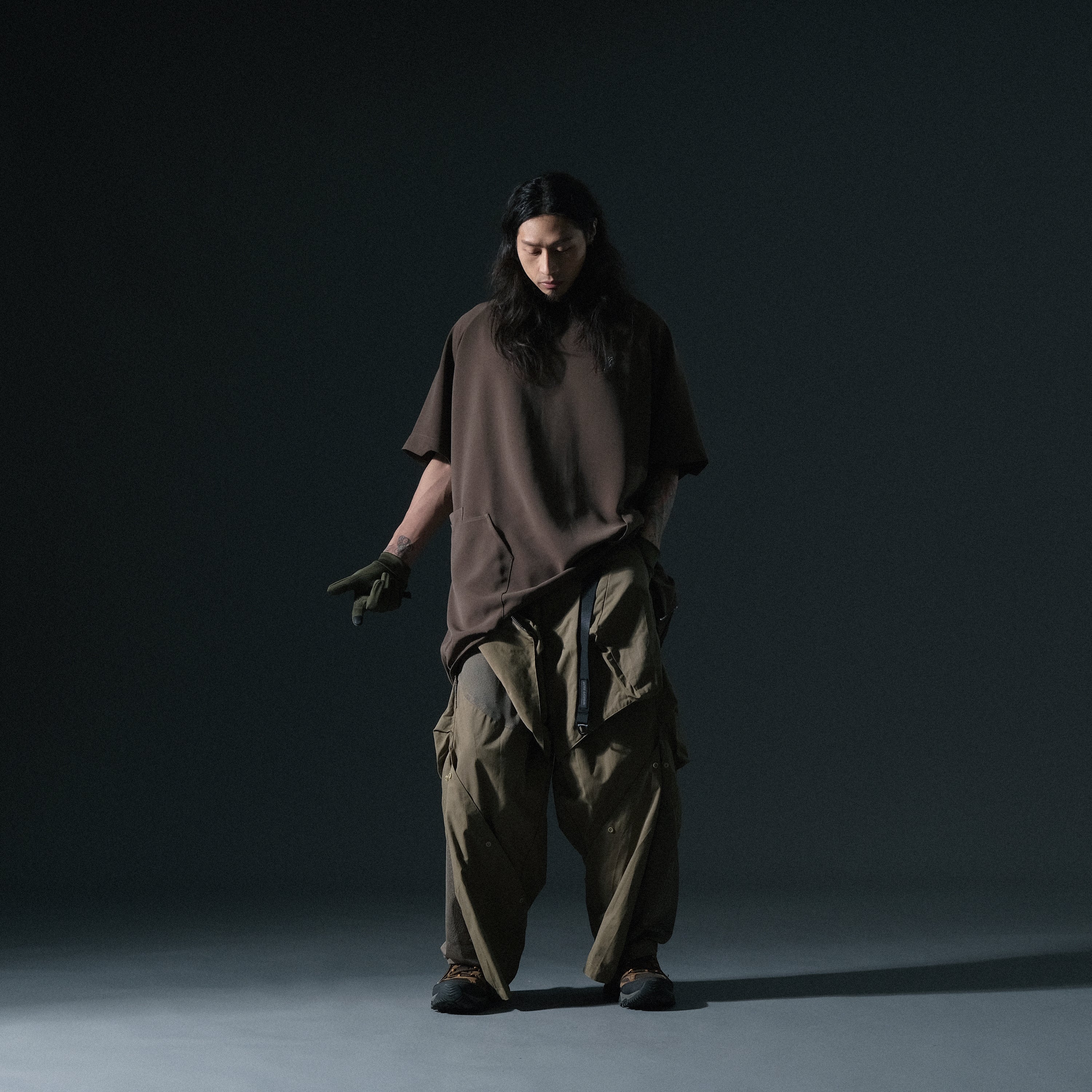 SS23 / 02 —  P23-126  Switchable Breathing Pants (Khaki)