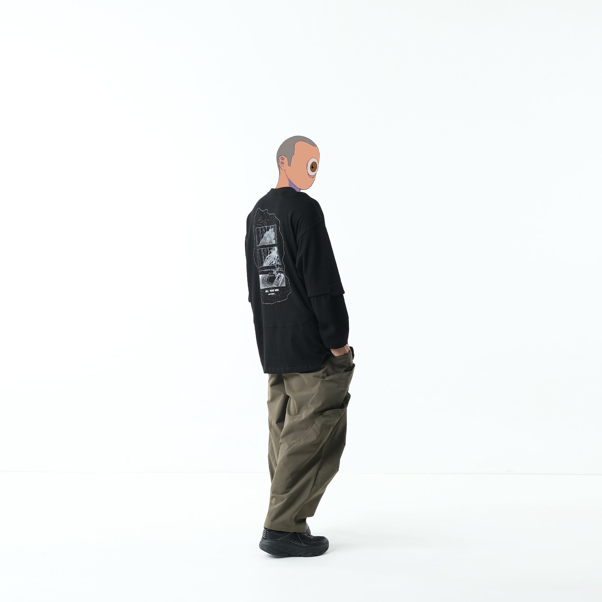 Capsule Series / CD070 Sell Your Soul Long Sleeve T-Shirt (Black)
