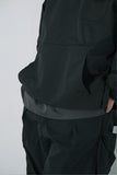 Capsule Series / CD077 Cargo Pocket Nylon Crewneck (Black)