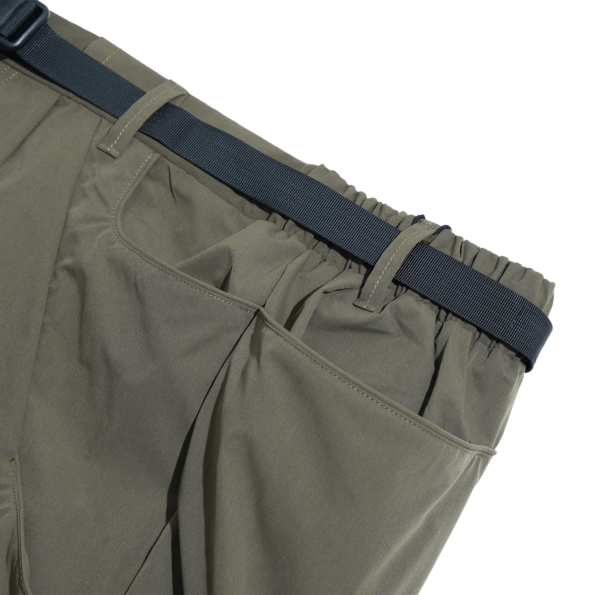 Capsule Series / CB103 3-layer Pocket Loose Pants (Green)