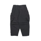 Capsule Series / CB112 Zipper Pocket Loose Pants (Black)