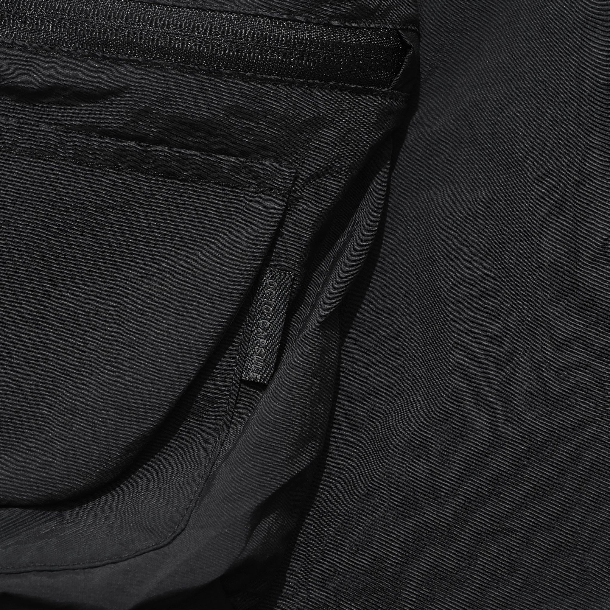 Capsule Series / CB112 Zipper Pocket Loose Pants (Black)