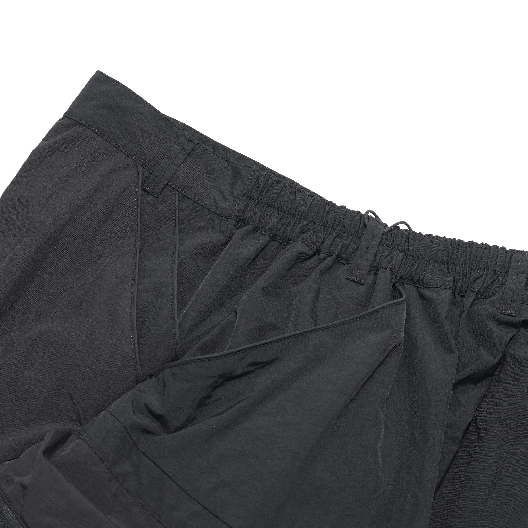 Capsule Series / CB112 Zipper Pocket Loose Pants (Black)