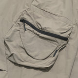 Capsule Series / CB112 Zipper Pocket Loose Pants (Khaki)