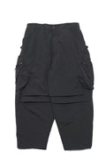 Capsule Series / CB112 Zipper Pocket Loose Pants (Black)