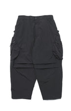 Capsule Series / CB112 Zipper Pocket Loose Pants (Black)