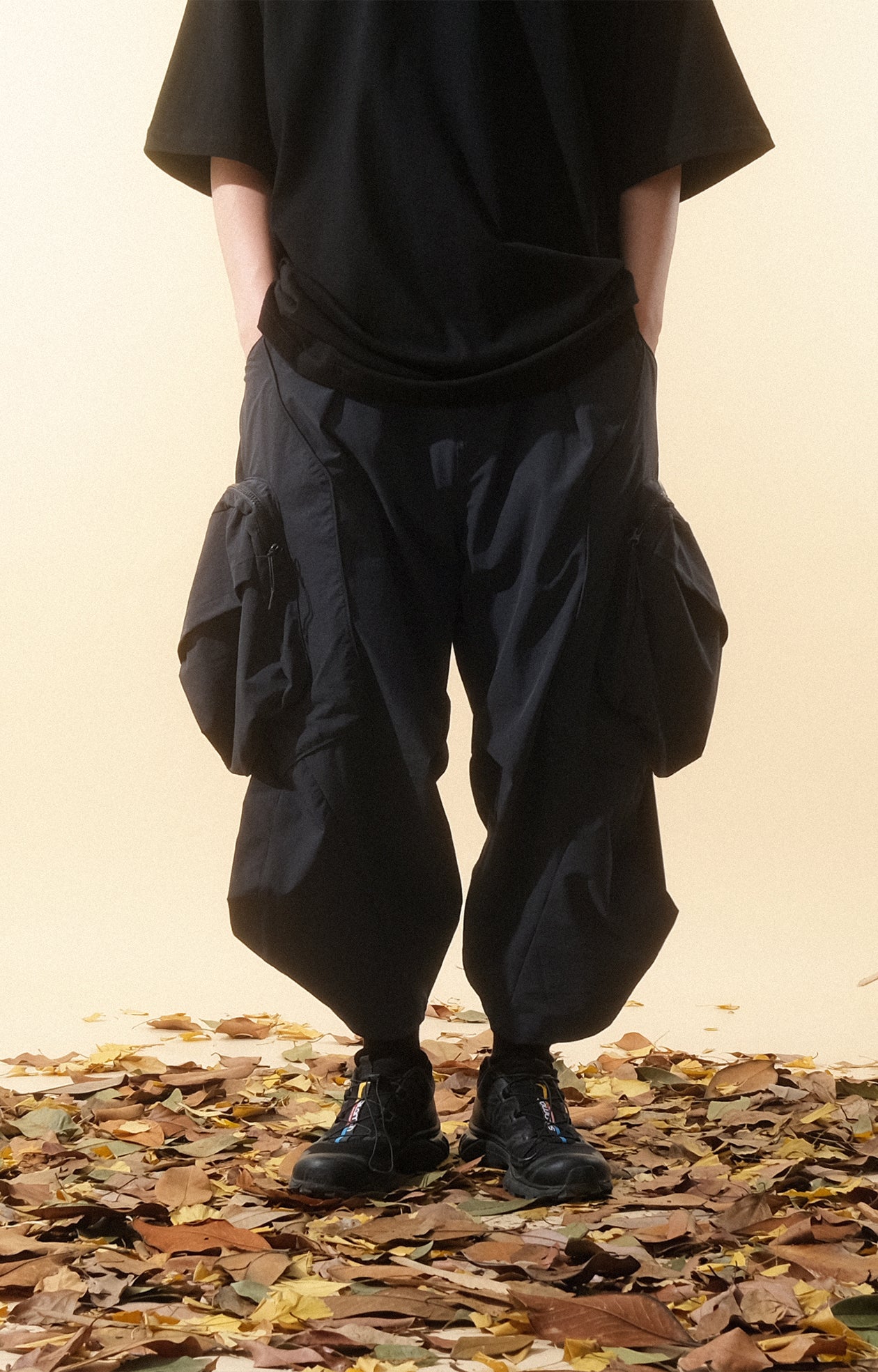 Capsule 01 / CB116 Nylon 80% Adjustable Pants (Navy)