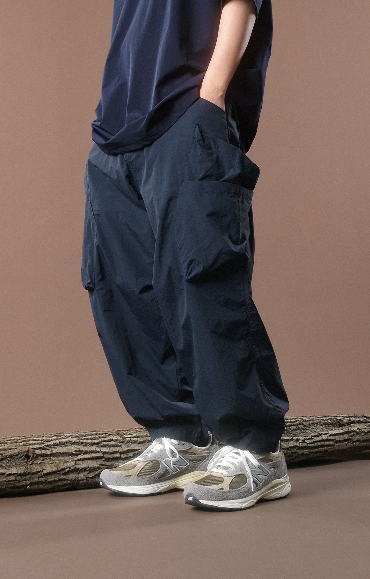 Capsule 02 / CB117 Nylon Balloon Pants (Navy)