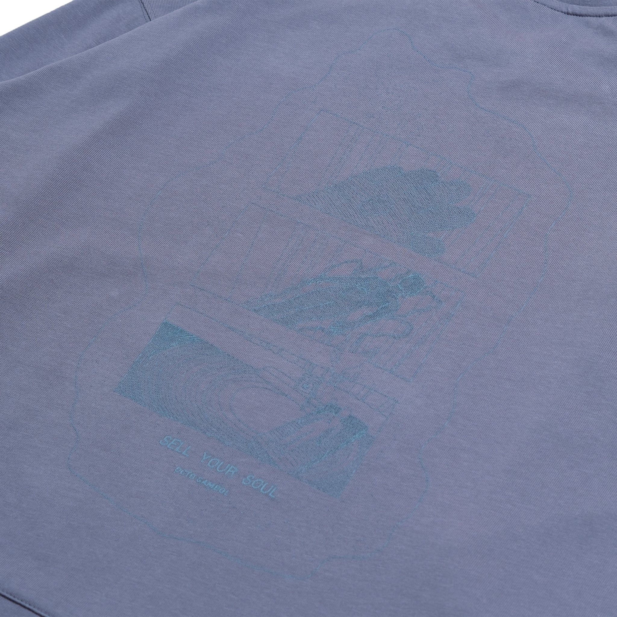 Capsule Series / CD070 Sell Your Soul Long Sleeve T-Shirt (Blue Grey)
