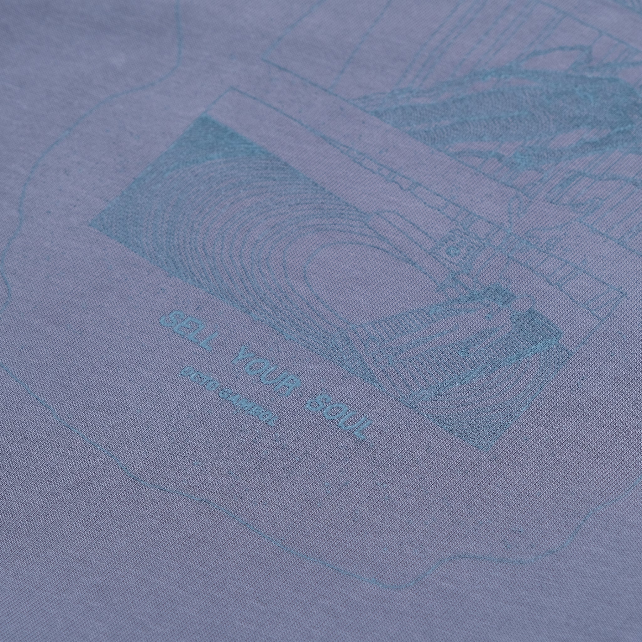 Capsule Series / CD070 Sell Your Soul Long Sleeve T-Shirt (Blue Grey)