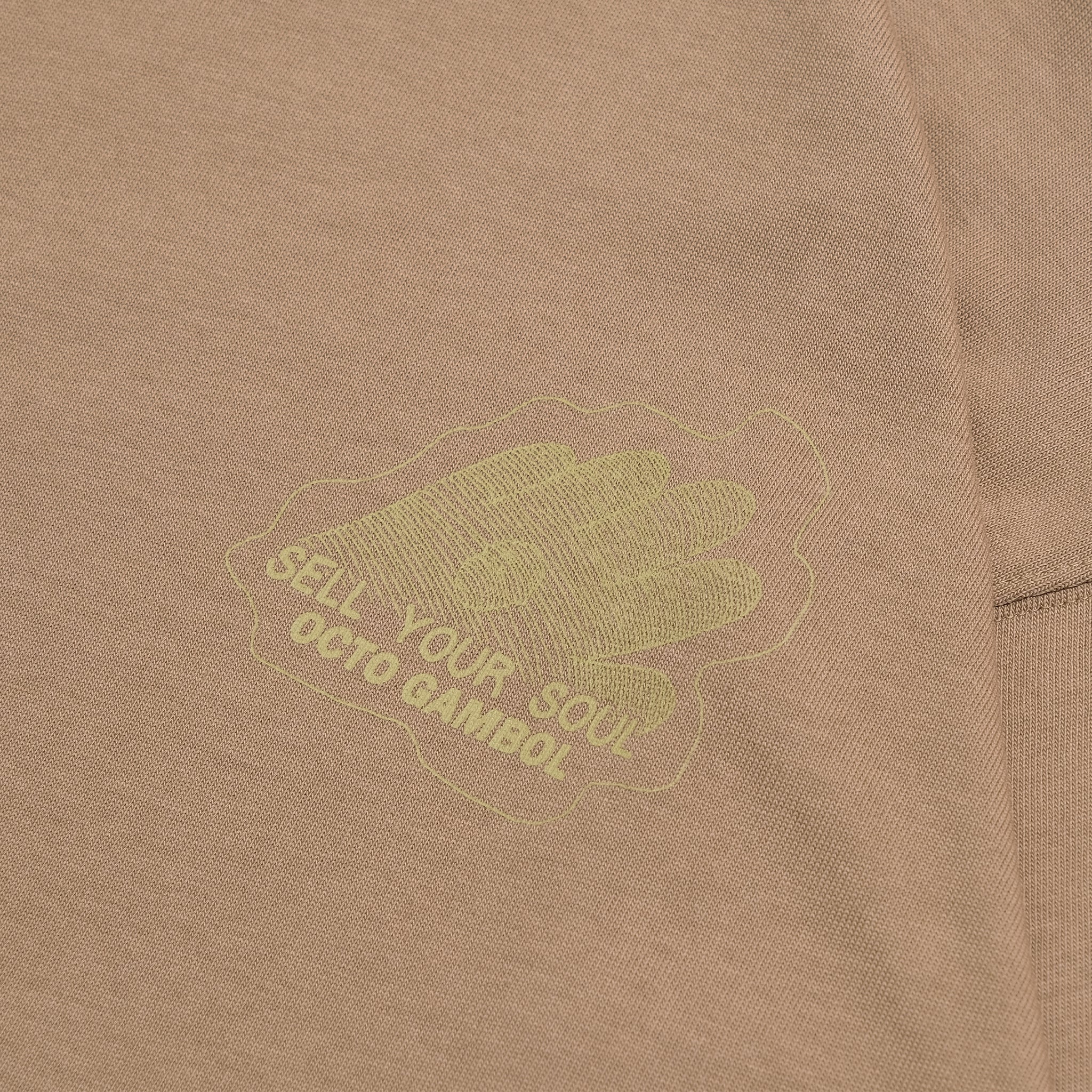 Capsule Series / CD070 Sell Your Soul Long Sleeve T-Shirt (Sandy Brown)