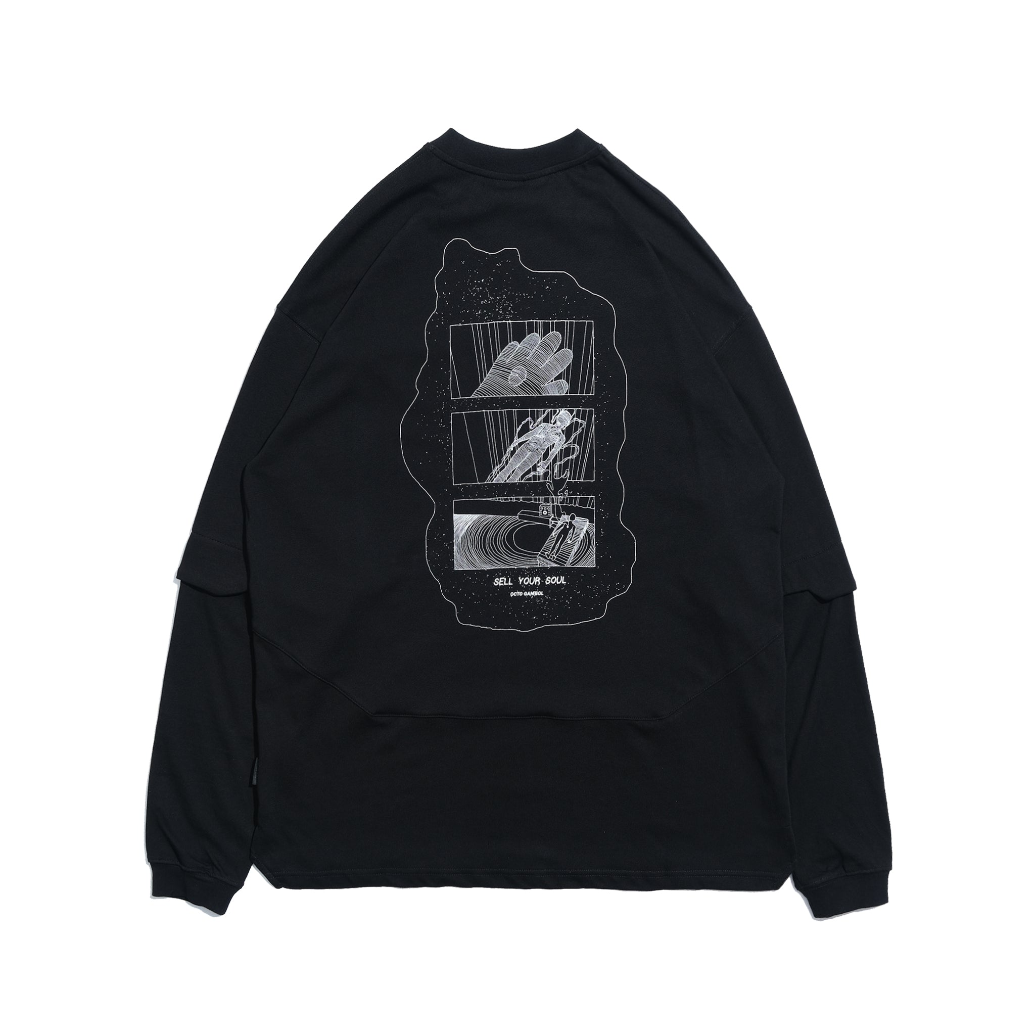 Capsule Series / CD070 Sell Your Soul Long Sleeve T-Shirt (Black)