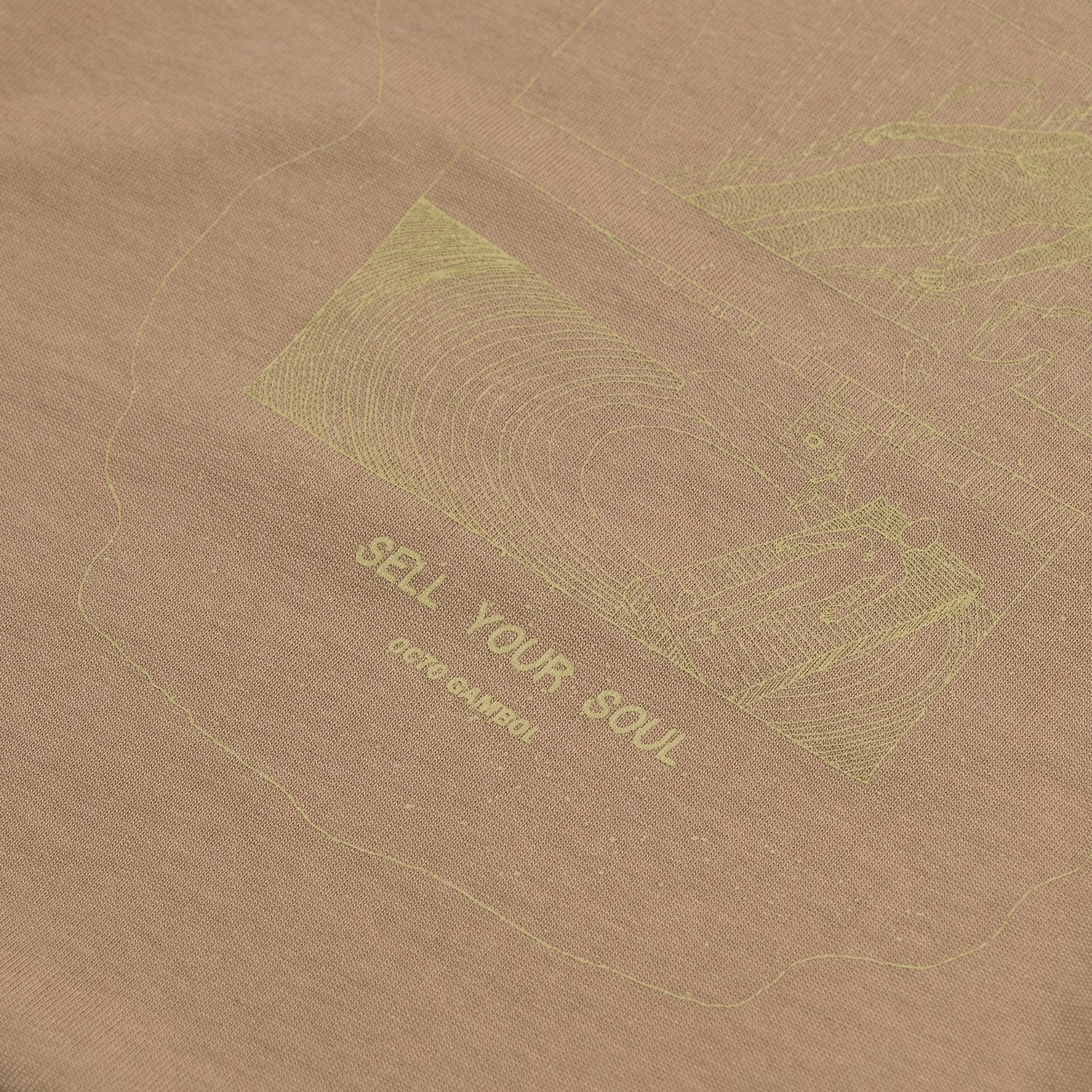 Capsule Series / CD070 Sell Your Soul Long Sleeve T-Shirt (Sandy Brown)