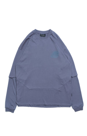 Capsule Series / CD070 Sell Your Soul Long Sleeve T-Shirt (Blue Grey)
