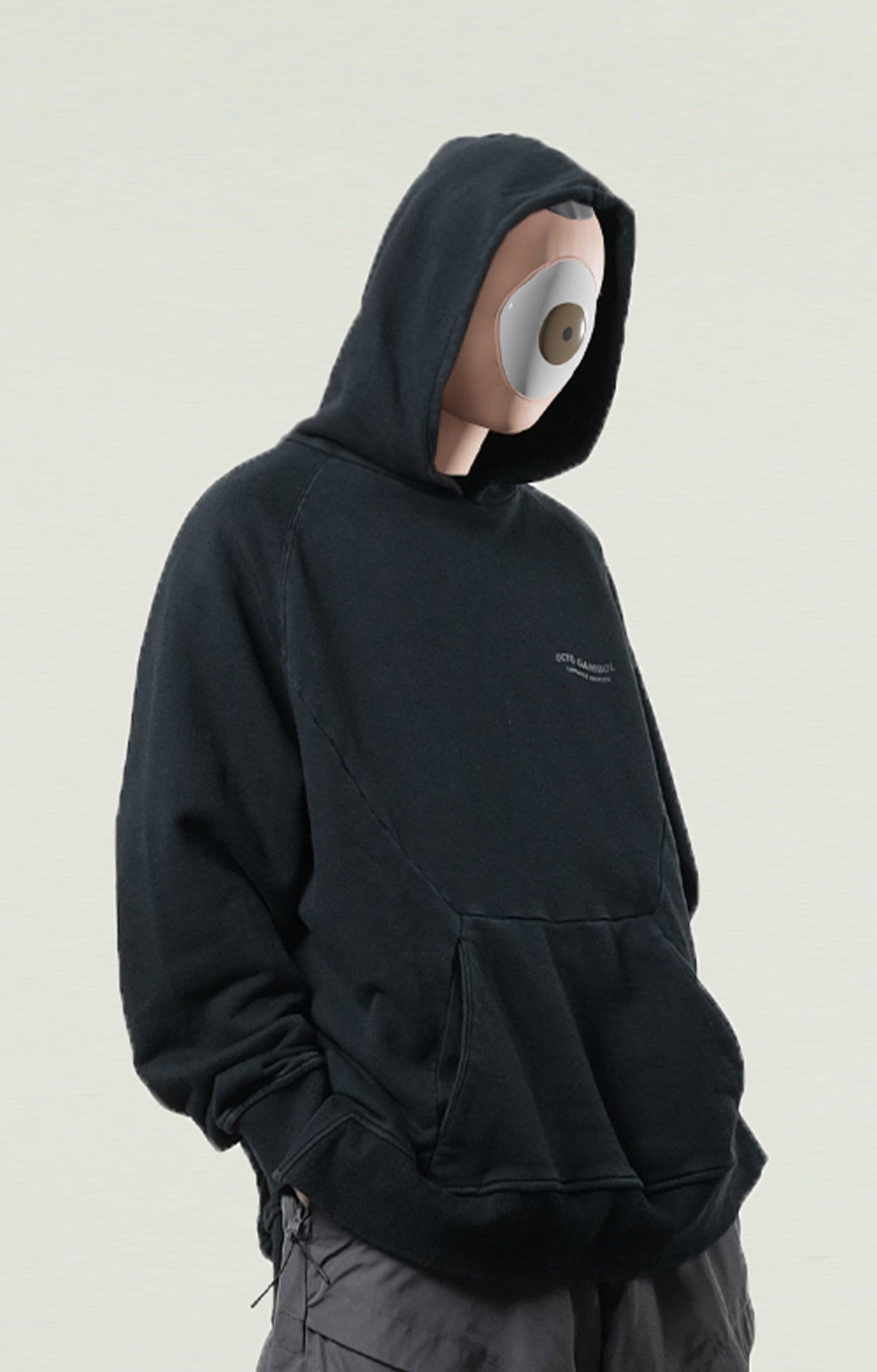 Capsule Series / CD074 Washed Hoodie (Black)
