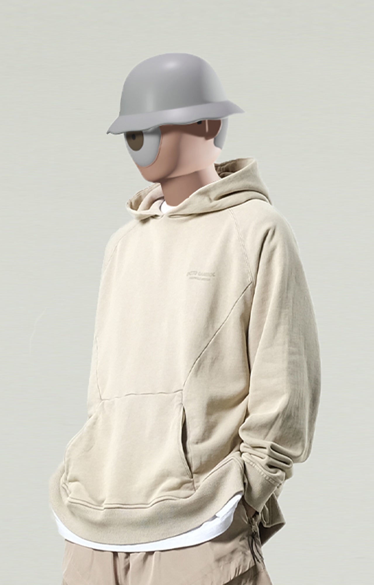 Capsule Series / CD074 Washed Hoodie (Khaki)