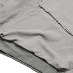 Capsule Series / CD076 Frayed-hem Patchwork Hoodie (Ivory White)
