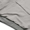 Capsule Series / CD076 Frayed-hem Patchwork Hoodie (Ivory White)