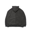 Capsule Series / CD076 Frayed-hem Patchwork Hoodie (Dark Grey)