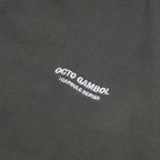 Capsule Series / CD076 Frayed-hem Patchwork Hoodie (Dark Grey)