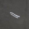 Capsule Series / CD076 Frayed-hem Patchwork Hoodie (Dark Grey)