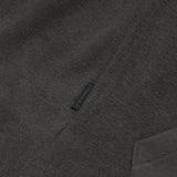 Capsule Series / CD076 Frayed-hem Patchwork Hoodie (Dark Grey)