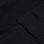 Capsule Series / CD076 Frayed-hem Patchwork Hoodie (Black)