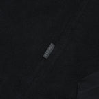Capsule Series / CD076 Frayed-hem Patchwork Hoodie (Black)