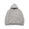 Capsule Series / CD076 Frayed-hem Patchwork Hoodie (Ivory White)